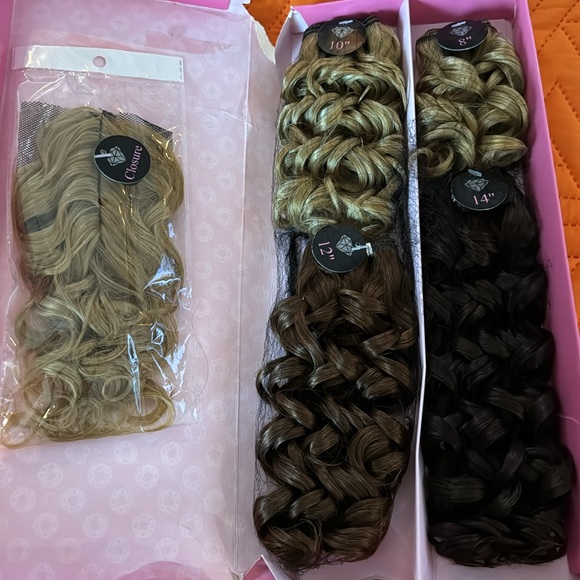 Remi Synthetic Ice Curly hair. Multi Color Multi Length - Picture 3 of 7